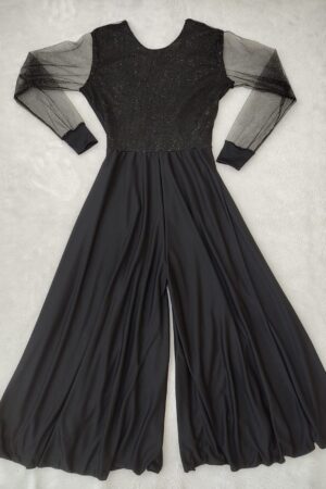 Macacão base/tule glitter - G ( Veste GG) - Pronta Entrega Dança Profética