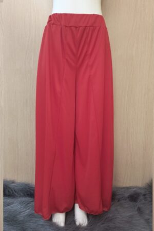 Calça Pantalona Evasê Vermelho - Pronta Entrega Dança Profética