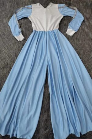 Conjunto Macacão Filhas de Deus Azul